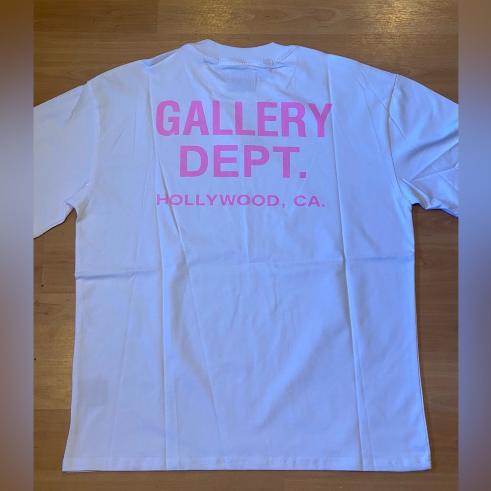 Gallery Dept New Logo Tee White/Pink S